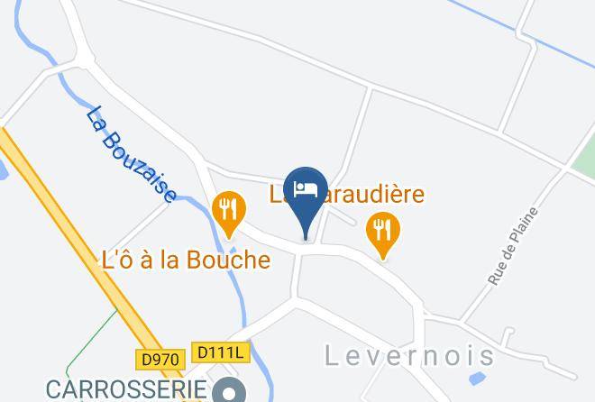 Cote D Or - Couettes & Capucines Maps