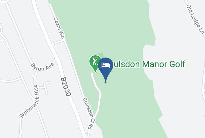 Coulsdon Manor Hotel Map