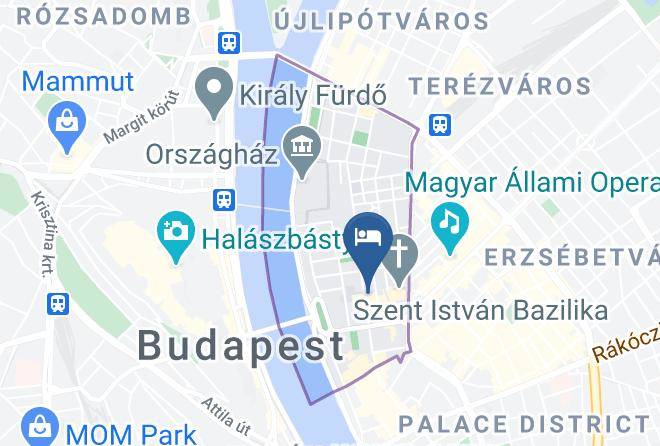 Budapest 5 Kerulet - Count Zrinyi Basilica Luxurious Residence Maps