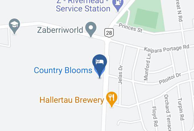 Riverhead - Country Blooms Bed And Breakfast Maps