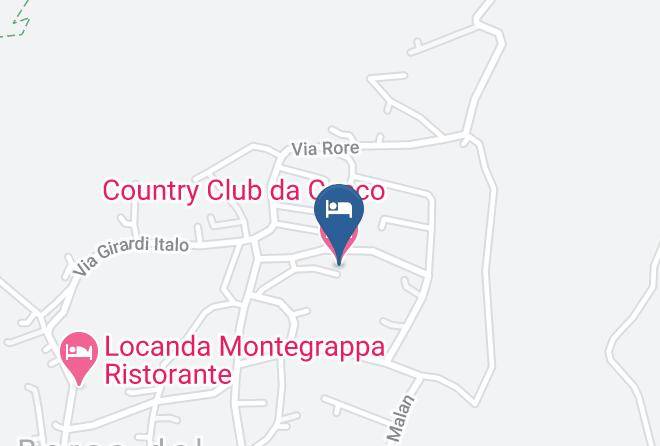 Treviso - Country Club Da Cesco Maps