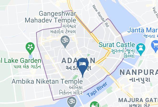 Surat - Country Club Golden Star Surat Maps