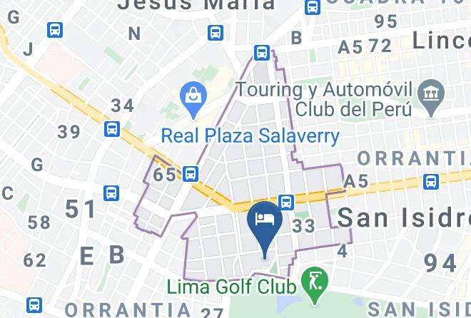 San Isidro - Country Club Lima Hotel Maps