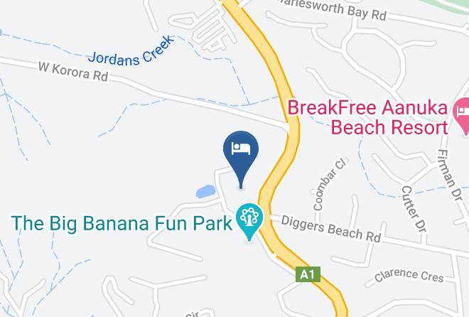 Country Comfort Coffs Harbour Map