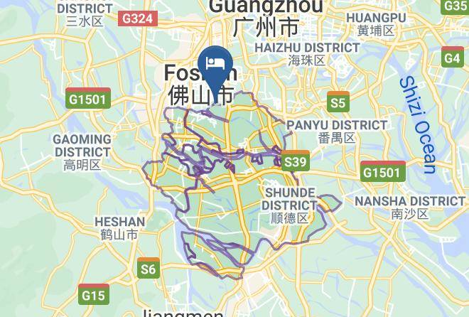 Foshan - Country Flower City Hotel Foshan Maps