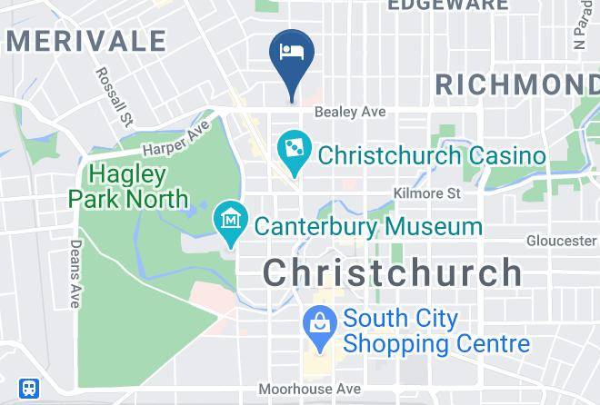 Christchurch - Country Glen Lodge Maps