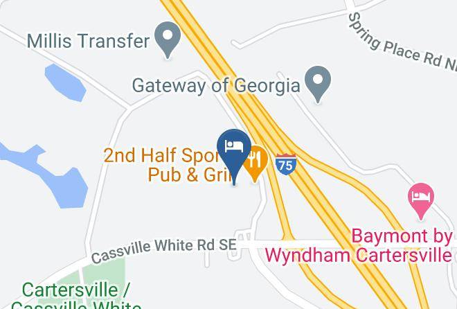 Bartow - Country Hearth Inn & Suites Cartersville Maps