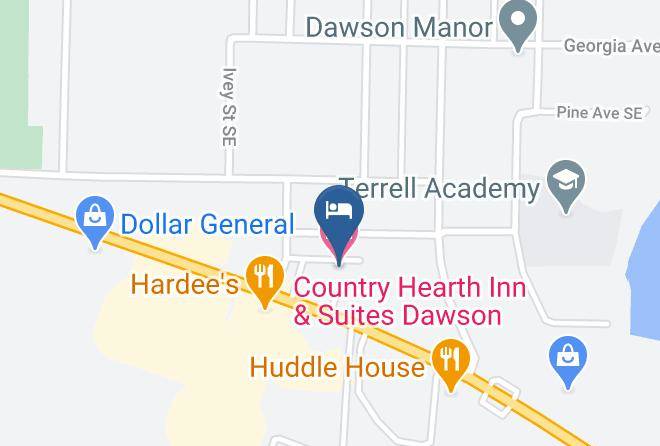 Terrell - Country Hearth Inn & Suites Dawson Maps