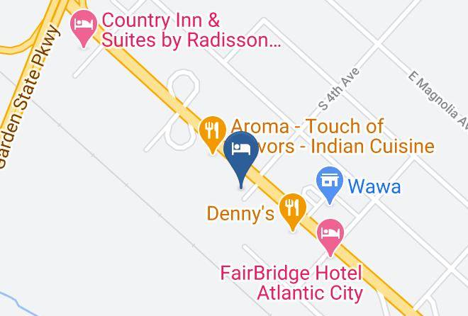Atlantic - Country Hearth Inn & Suites Galloway Atlantic City Maps