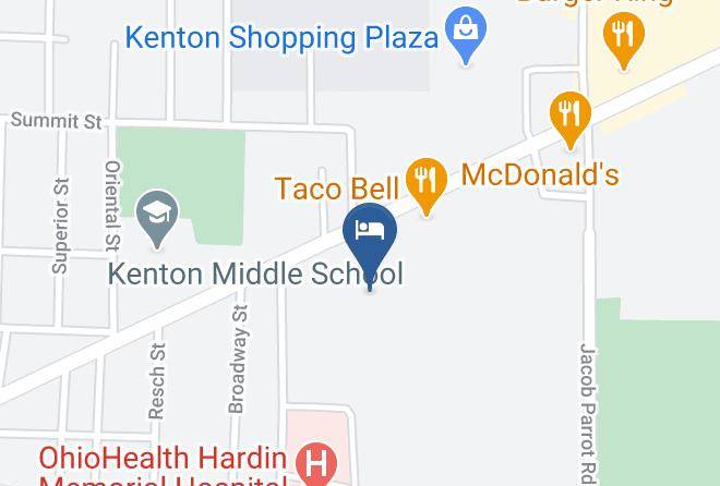 Hardin - Country Hearth Inn & Suites Kenton Maps