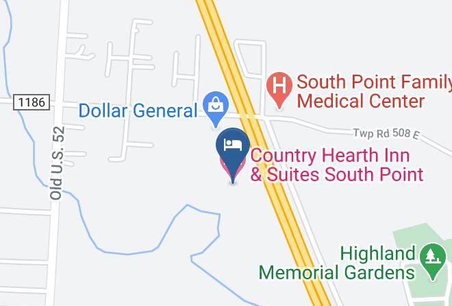 Lawrence - Country Hearth Inn & Suites South Point Maps
