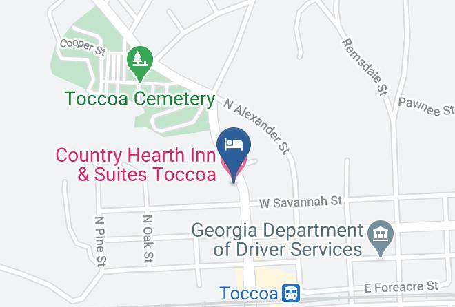 Stephens - Country Hearth Inn & Suites Toccoa Maps