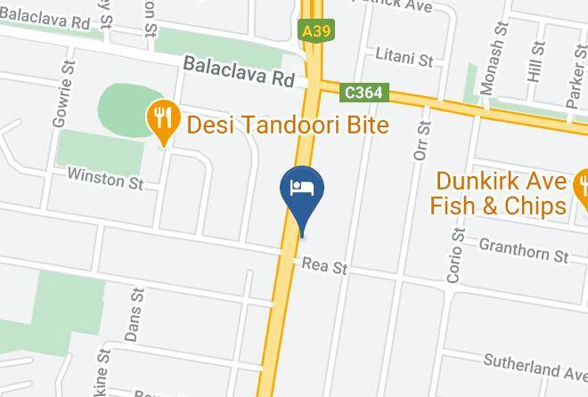 Addison Motor Inn Map