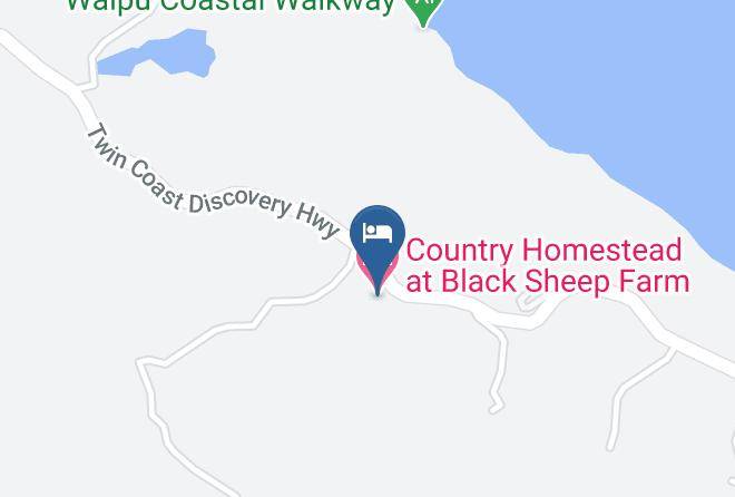 Whangarei - Country Homestead At Black Sheep Farm Maps