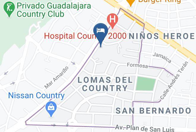 Guadalajara - Country Hotel And Suites Maps