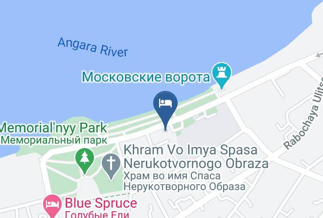 Irkutsk - Country Hotel Parus Maps