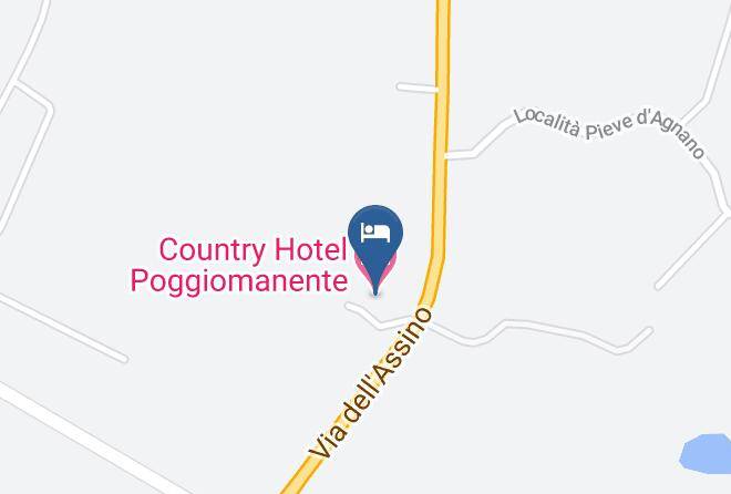 Perugia - Country Hotel Poggiomanente Maps