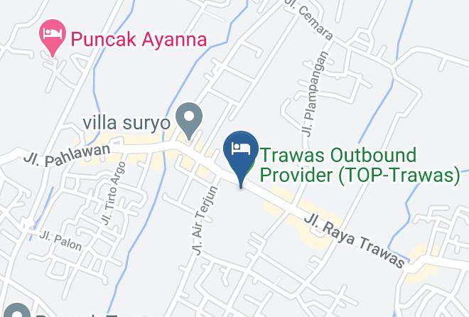 Country Hotel Trawas Map