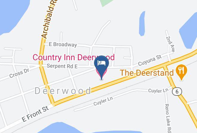 Crow Wing - Country Inn Deerwood Maps