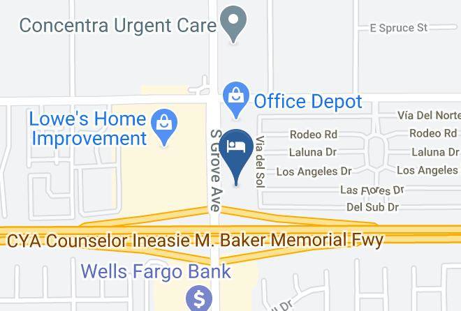 San Bernardino - Country Inn Maps