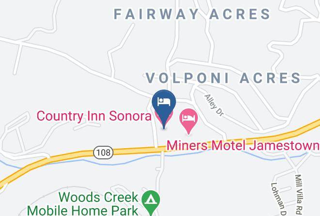 Tuolumne - Country Inn Sonora Maps