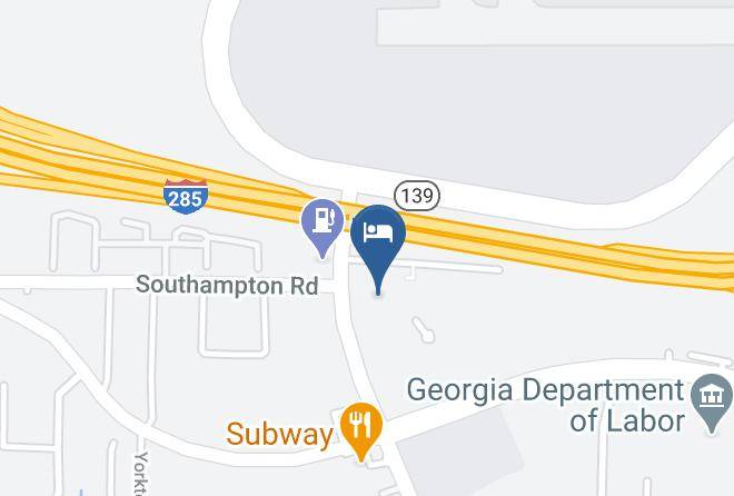 Country Inn & Suites By Radisson Atlanta Airport South Ga Map