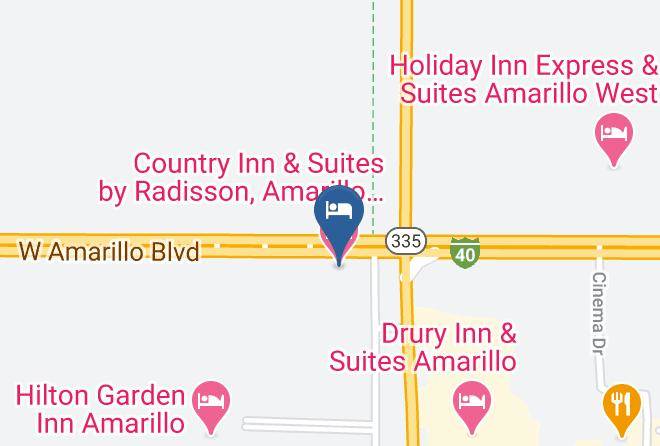 Potter - Country Inn & Suites By Radisson Amarillo I 40 West Tx Maps