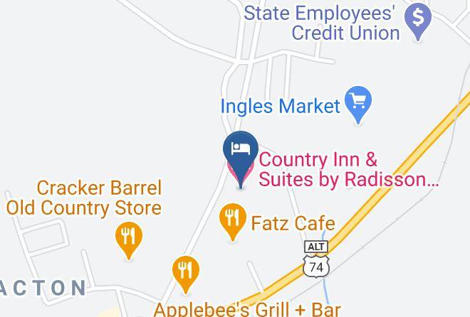 Buncombe - Country Inn & Suites By Radisson Asheville West Nc Maps