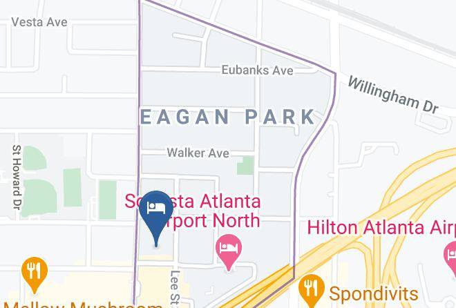 Fulton - Country Inn & Suites By Radisson Atlanta Airport North Ga Maps