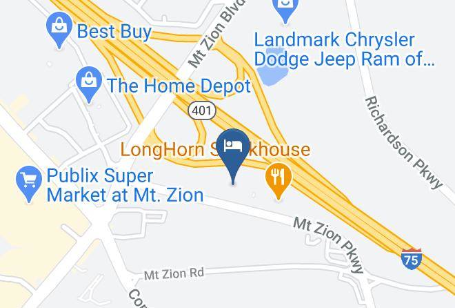Clayton - Country Inn & Suites By Radisson Atlanta I 75 South Ga Maps