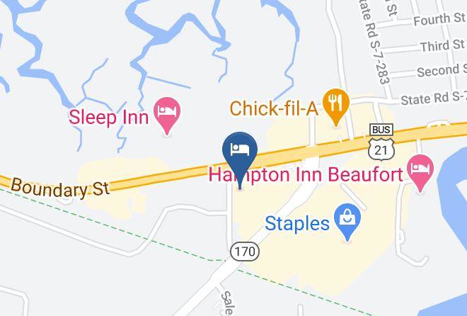 Beaufort - Country Inn & Suites By Radisson Beaufort West Sc Maps