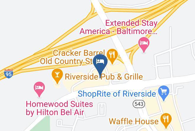 Country Inn & Suites By Radisson Bel Air Aberdeen Md Map