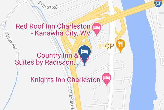 Country Inn & Suites By Radisson Charleston South Wv Map