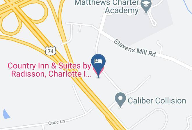 Mecklenburg - Country Inn & Suites By Radisson Charlotte I 485 At Highway 74e Nc Maps