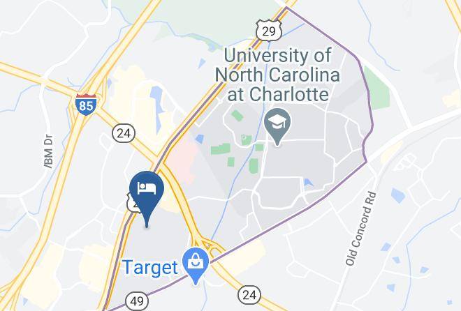 Mecklenburg - Country Inn & Suites By Radisson Charlotte University Place Nc Maps