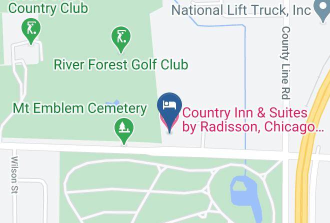 Dupage - Country Inn & Suites By Radisson Chicago O'hare South Il Maps