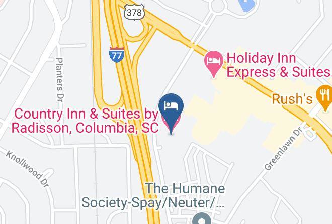 Richland - Country Inn & Suites By Radisson Columbia Sc Maps