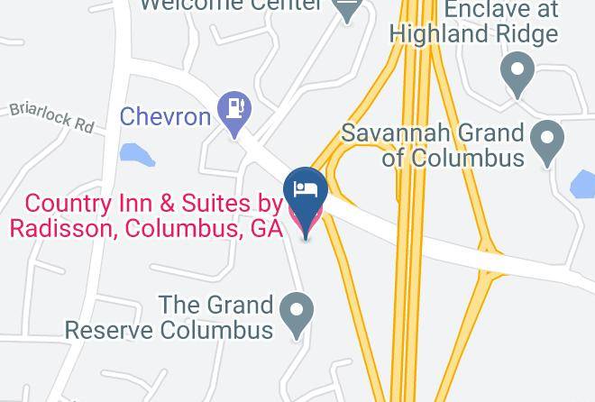 Muscogee - Country Inn & Suites By Radisson Columbus Ga Maps