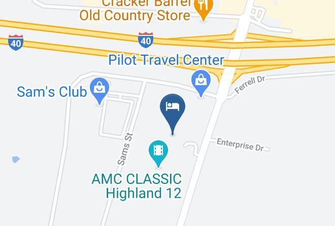 Putnam - Country Inn & Suites By Radisson Cookeville Tn Maps