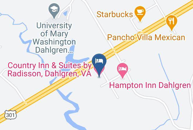King George - Country Inn & Suites By Radisson Dahlgren Va Maps