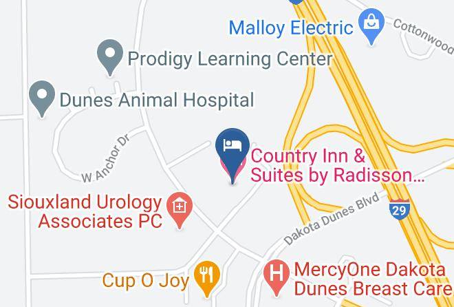 Union - Country Inn & Suites By Radisson Dakota Dunes Sd Maps