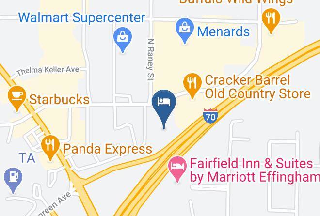 Effingham - Country Inn & Suites By Radisson Effingham Il Maps