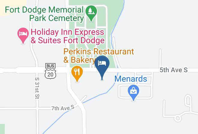 Country Inn & Suites By Radisson Fort Dodge Ia Map - Iowa - Webster