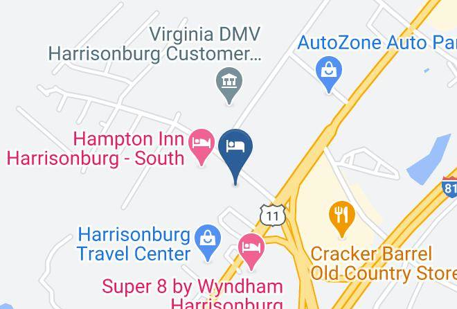 Country Inn & Suites By Radisson Harrisonburg Va Map