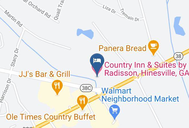 Liberty - Country Inn & Suites By Radisson Hinesville Ga Maps