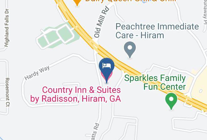 Paulding - Country Inn & Suites By Radisson Hiram Ga Maps