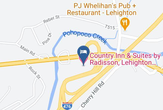 Country Inn & Suites By Radisson Lehighton Jim Thorpe Pa Map
