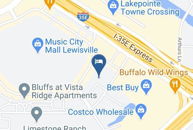 Denton - Country Inn & Suites By Radisson Lewisville Tx Maps
