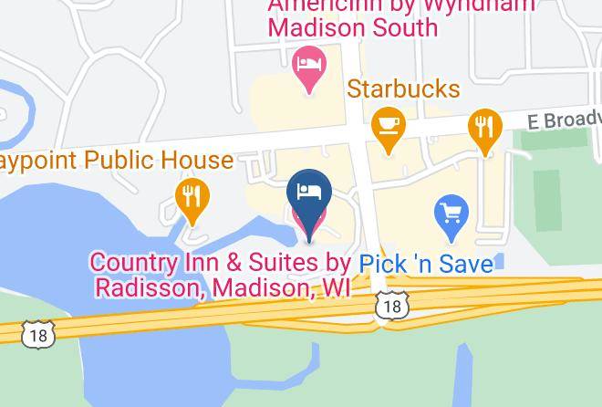 Dane - Country Inn & Suites By Radisson Madison Wi Maps