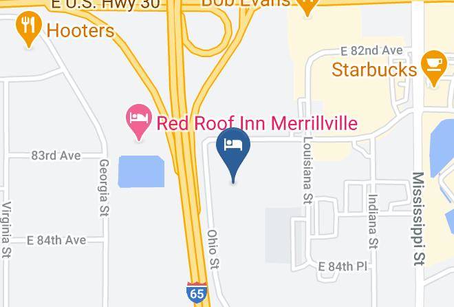 Country Inn & Suites By Radisson Merrillville In Map